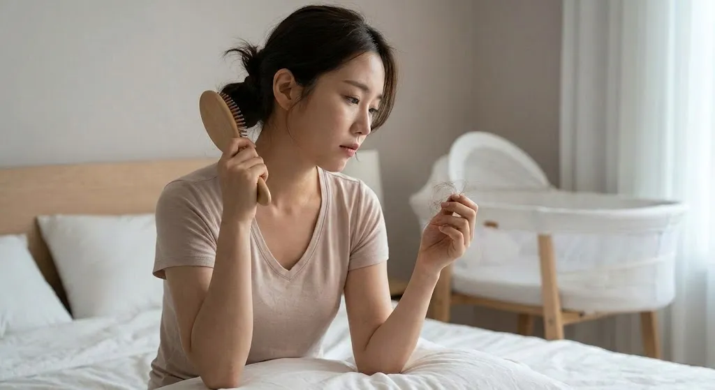 머리카락이 잘 빠진다